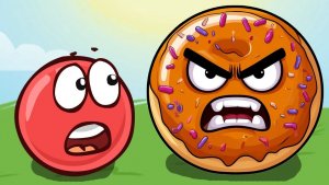 Новый КРАСНЫЙ ШАР, Красныш спасает деревню красных шариков