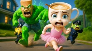 Малыш Тунг Тунг Сахур стал радиактивным Халком, Балерина Капучино, спасайся.