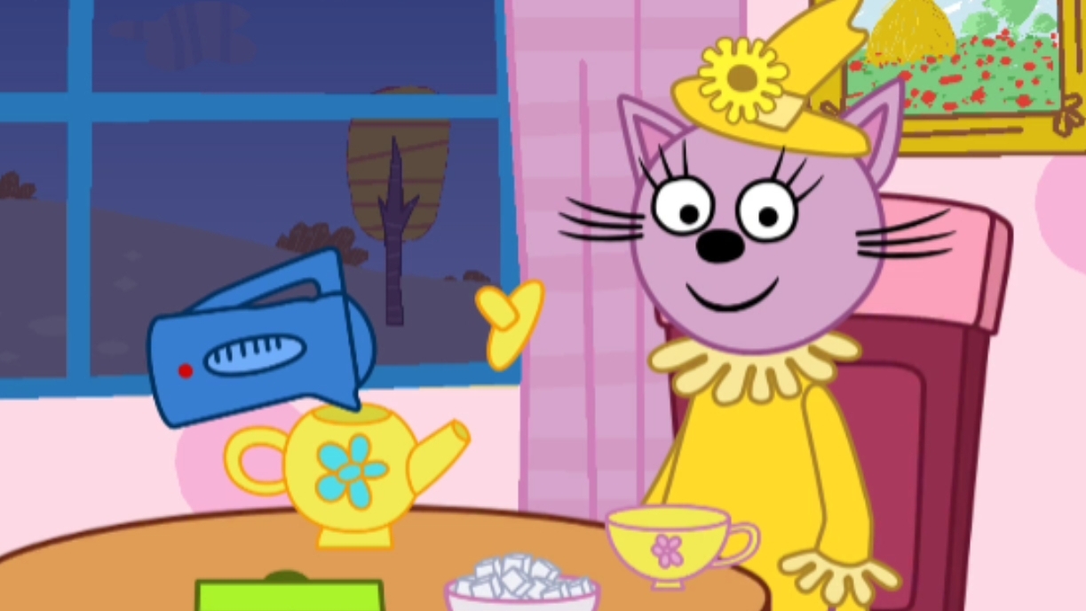 Три кота. сказки на ночь. мультфильм игра смотреть онлайн