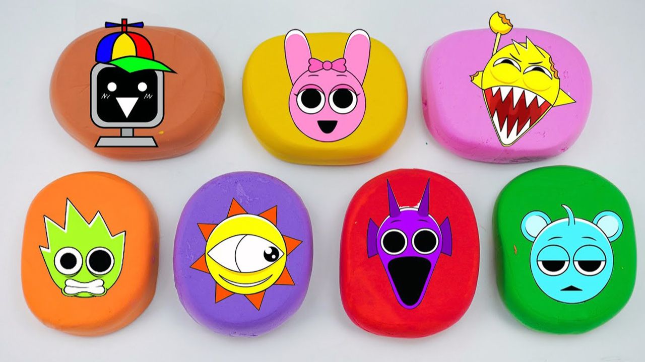 Мультики для детей 💖 Угадай, какой Спрунки спрятался выпадет из пластилина. Мультики для малышей смотреть онлайн