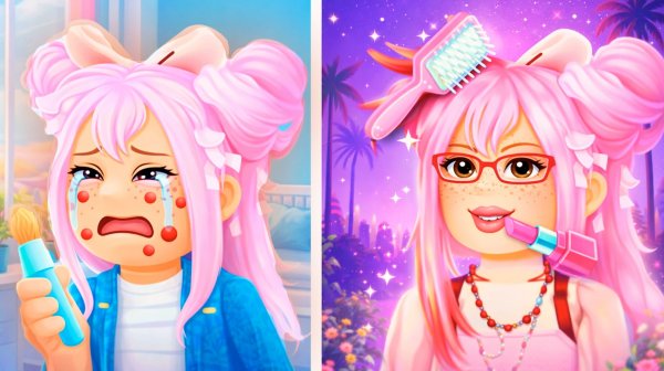 ОТКРЫЛА СВОЙ СОБСТВЕННЫЙ САЛОН КРАСОТЫ для ДЕВОЧЕК В РОБЛОКС! ДЕЛАЮ МАКИЯЖ И ПРИЧЕСКИ!