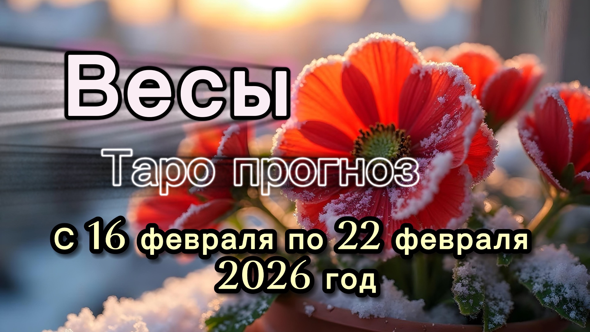 ВЕСЫ 💖таро прогноз ‼️16.02-22.02(2026) #прогноз #таро #весы смотреть онлайн