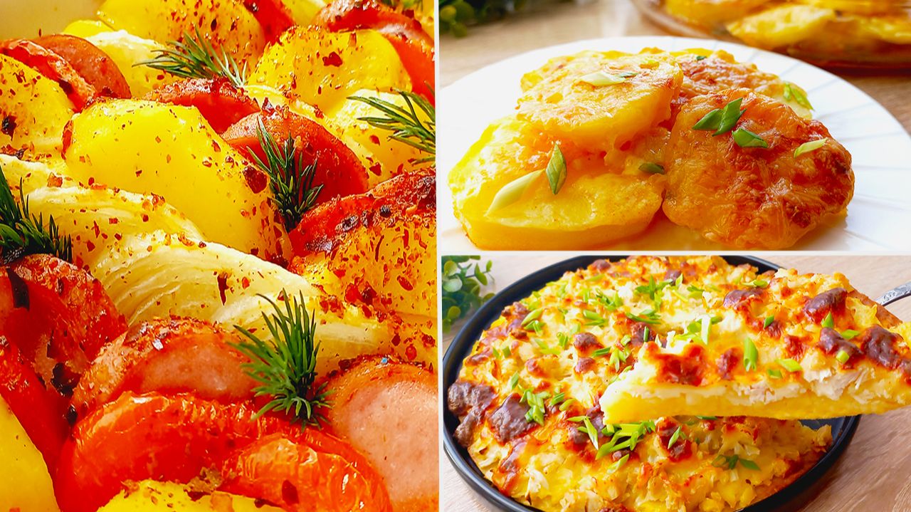 Что можно приготовить из картошки ? 3 Лучших и простых в приготовлении рецепта! Понравится всем !