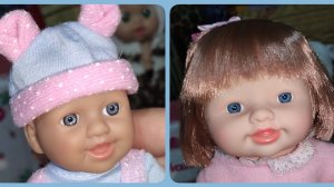 Двое милых улыбашек. Пупс с улыбкой - это же так мииииило, невозможно устоять и не приобрести