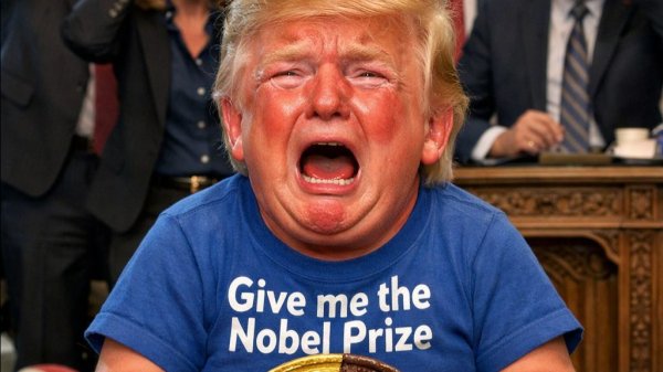 Трамп снова пожаловался, что ему не дали Нобелевскую премию Мира.