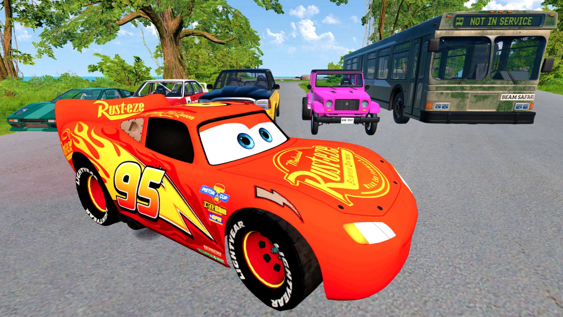 МУЛЬТИКИ ПРО МАШИНКИ МАКВИН: адская горка — безумные полёты, кувырки и эпичные крушения! смотреть онлайн