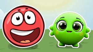 Новый КРАСНЫЙ ШАР, Красныш спасает деревню красных шариков