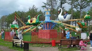 Магнитогорск, прибрежная полоса и пляж реки Урал, парк у Вечного огня (11.06.2022)