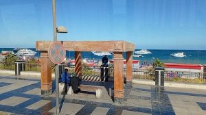 Едем по набережной Красного моря  в Хургаде