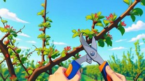 Осветляющая обрезка колонновидной яблони