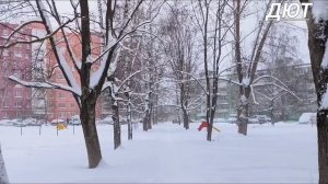 Снежная суббота,иду в магазины.