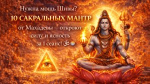 Мантра Шивы: 10 Сакральных Звуков для Силы и Защиты! Глубокое Погружение в Тантру и Преданность 🕉️