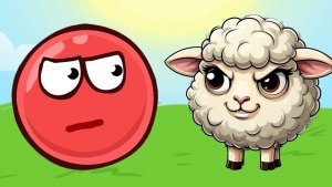 Новый КРАСНЫЙ ШАР, Красныш спасает деревню красных шариков