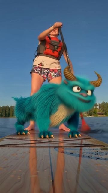 Искусственный интеллект Pika AI Монстр Плот