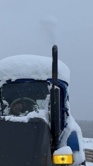 Чищу снег на т40ам 😀