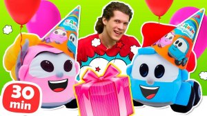 Большой АвтоПраздник: Грузовичок Лева и друзья устраивают вечеринку с тортом! 🚚🎂🎈