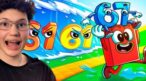 СПАСИ ФИГУРЫ В УБЕГИ ОТ ЦУНАМИ С БРЕЙНРОТАМИ В РОБЛОКС! РЕАКЦИЯ НА РОБЛОКС АНИМАЦИЮ