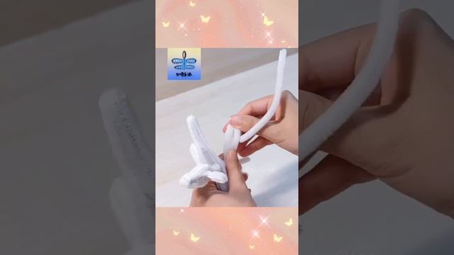 Сказочная единорожка из синельной проволоки🥰