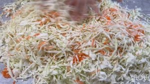 КАПУСТА  квашеная с болгарским перцем, готовь за 20 минут !