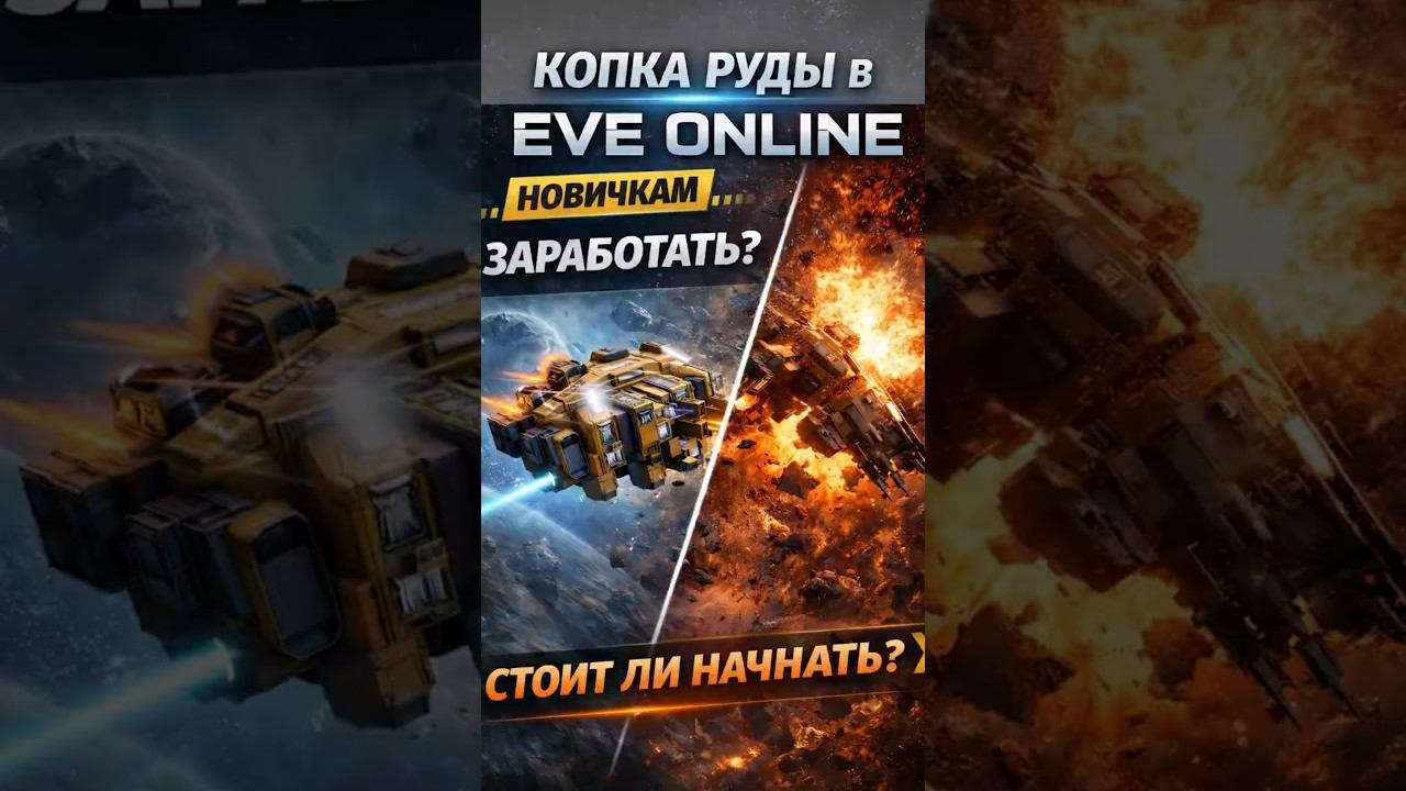 Добыча руды в Eve Online - первый опыт #eveonlineгайд #eveonline #eveonlineguide #eveonlinegameplay смотреть онлайн