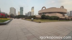 Шанхай #10 Shanghai 01.2026 Народная площадь 人民广场, People's Square. Шанхайский музей