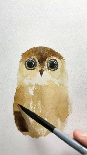 Рисуем совушку🦉