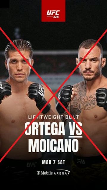 Ортега VS Мойкано 2 отменён #shorts #брайанортега #ренатомойкано #ортегамойкано2 #ufc326 смотреть онлайн