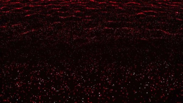 Red Cyber Sea Waves 4K – 3H Светящийся океанский цикл