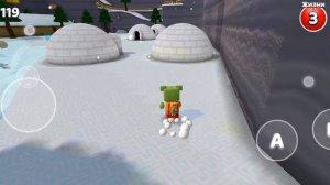 Где находятся все монеты на зимнем уровне в игре super Bear Adventure