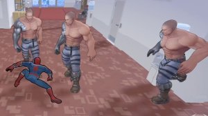 Супергерой человек паук.Мстители.Супергерои.Марвел