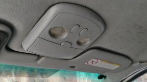 Как снять передний потолочный плафон Ниссан Альмера Классик