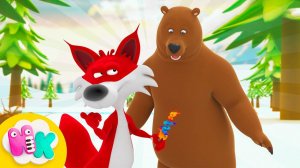 O Urso Enganado pela Raposa  Contos de fadas | Desenho Infantil | HeyKids em Português