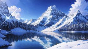 БЕЗУМНО КРАСИВАЯ УСПОКАИВАЮЩАЯ МУЗЫКА ДЛЯ СНА 🎵 ЗИМНЯЯ ГОРНАЯ РАССЛАБЛЯЮЩАЯ МУЗЫКА ДЛЯ ДУШИ