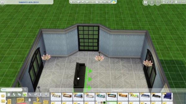 Симс 4 гостиная