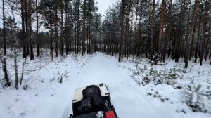 Открыли сезон 2026 на мотобуксировщиках путешествие трех озёр на Snowdog wide