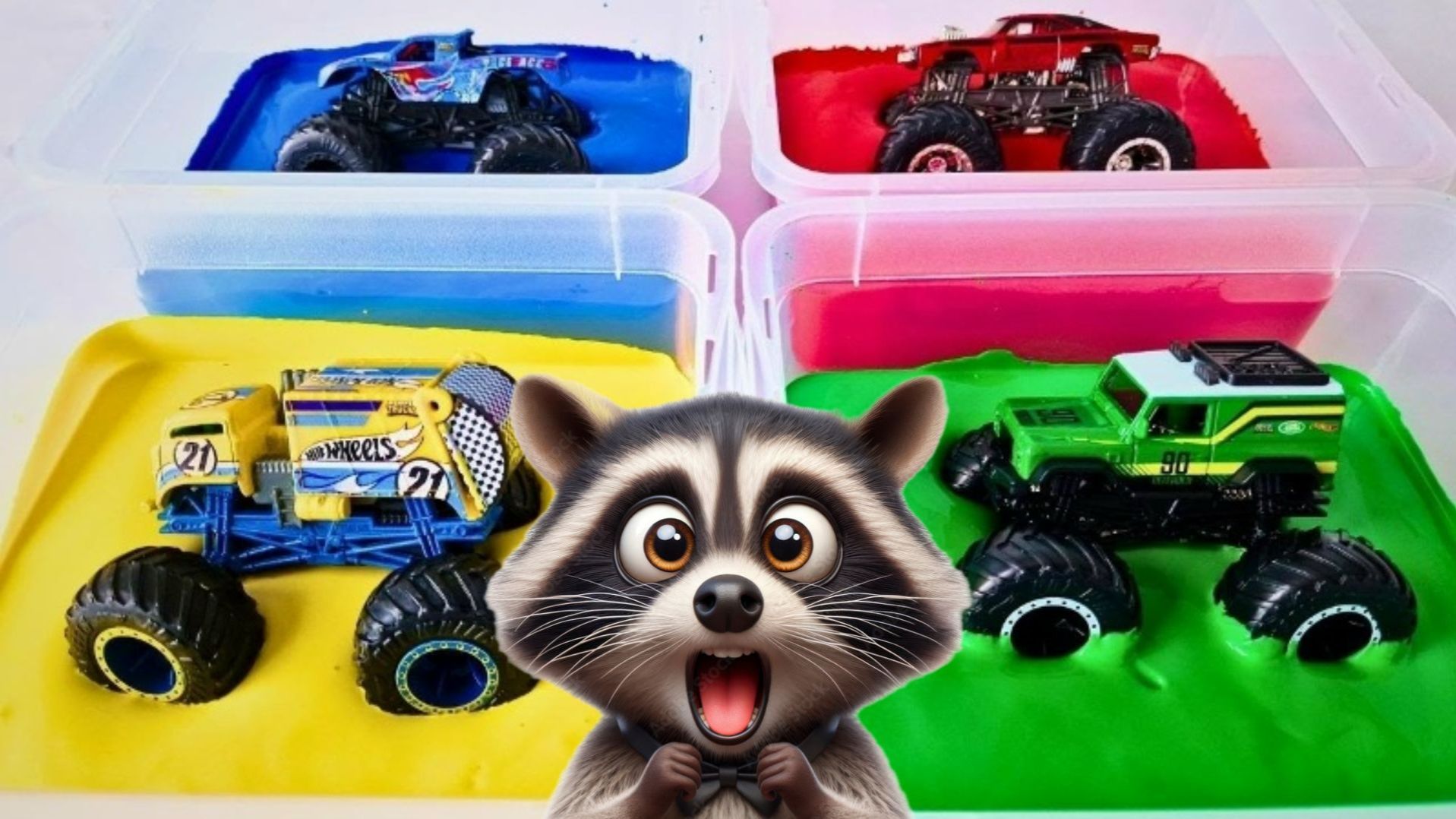 МОНСТР ТРАКИ И КРАСКИ. СМОТРИМ С ЕНОТОМ СЁМОЙ смотреть онлайн