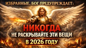 Избранные, Бог ПРЕДУПРЕЖДАЕТ: Никогда Не Раскрывайте ЭТИ Вещи в 2026 Году 😨⏳