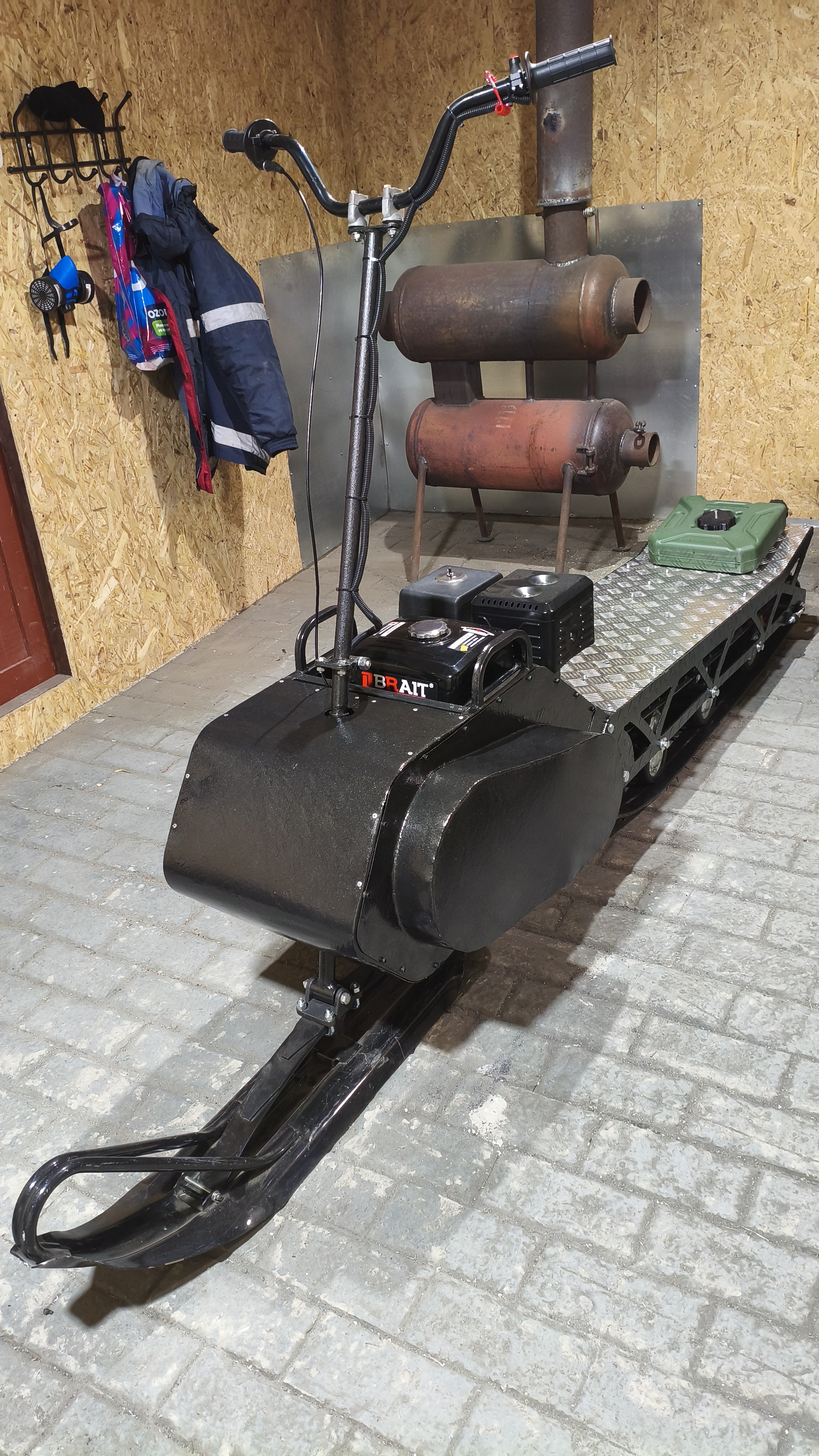 очередной мотоснегокат готов! смотреть онлайн