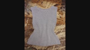 Простая безрукавка спицами