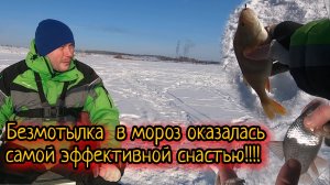 Безмотылка.Сумасшедший клёв в мороз.Только опускай!!!