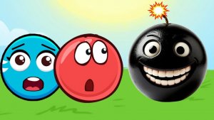 Новый КРАСНЫЙ ШАР, Красныш спасает деревню красных шариков