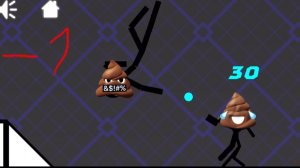 Играю в стикмена, за мега пистолет