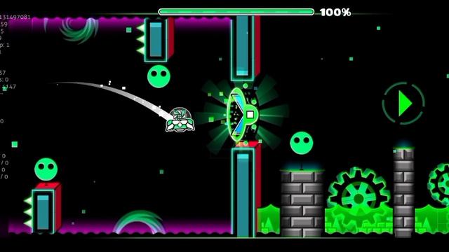 Geometry dash, но с 10-ью монетами! Последняя, четвёртая часть! смотреть онлайн