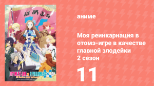 Моя реинкарнация в отомэ-игре в качестве главной злодейки 2 сезон 11 серия (аниме-сериал, 2020)