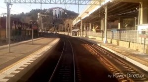 Адлер - Сочи глазами Машиниста поезда.