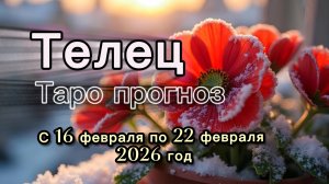 ТЕЛЕЦ 💖таро прогноз ‼️16.02-22.02(2026) #прогноз #таро #телец