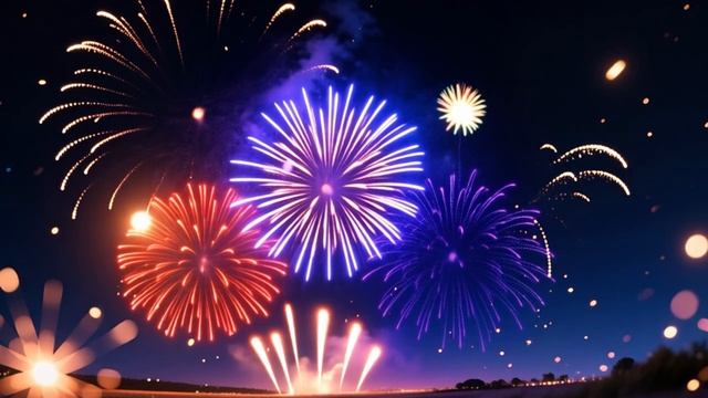 🎆 Небо в огнях — каждый взрыв — искра счастья и волшебства! ✨