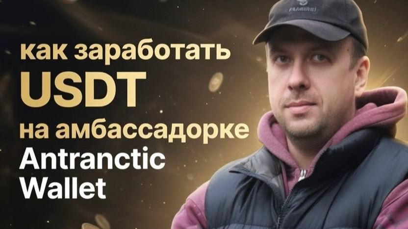 Как зарабатывать USDT на амбассадорской программе кошелька Antarctic Wallet смотреть онлайн