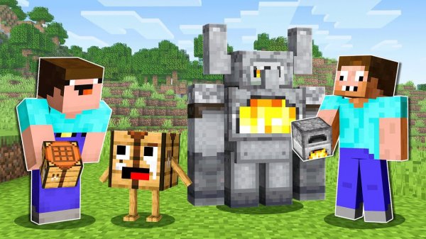 НУБ И ПРО СКРАФТИЛИ МОНСТРОВ ИЗ ПРЕДМЕТОВ В МАЙНКРАФТ ! НУБИК И ТРОЛЛИНГ ЛОВУШКА