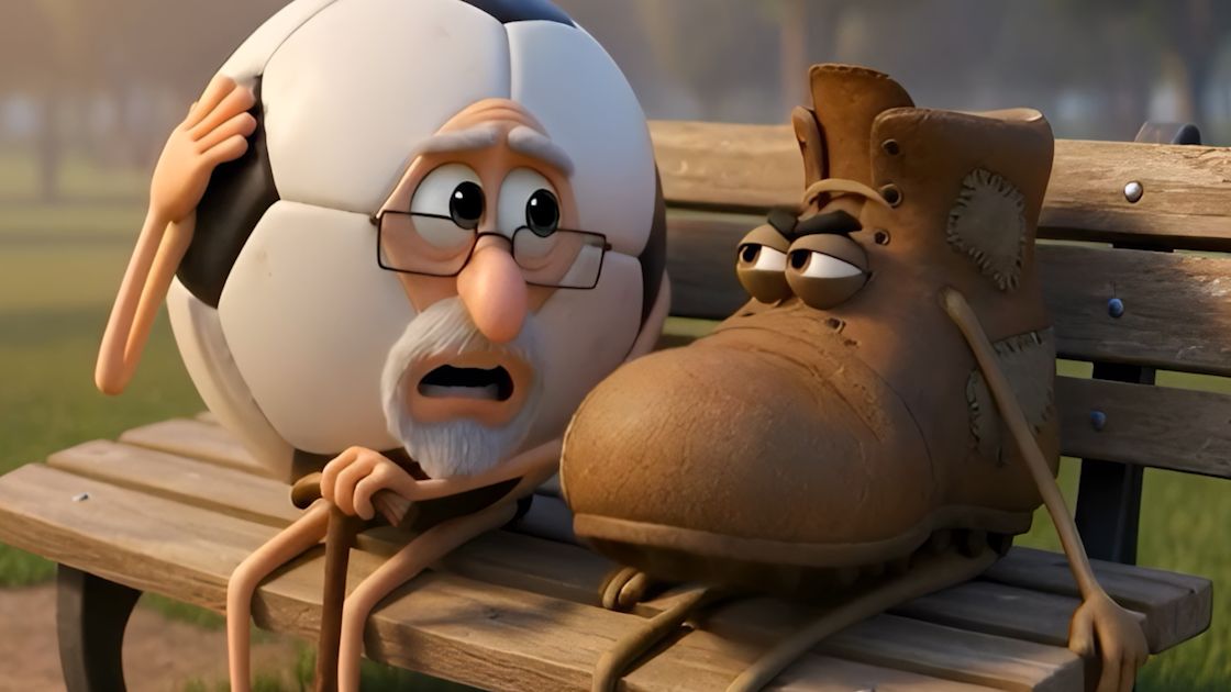 Мяч и бутса